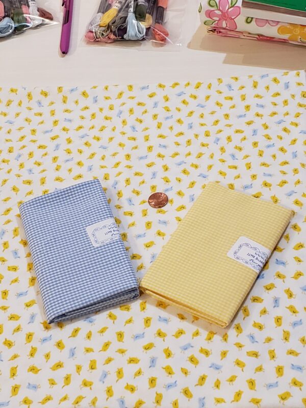 Yellow and Blue Chicks Flannel