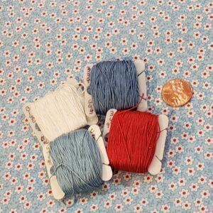 Turquoise Floral with Daisies - Accent Coton a Broder Set