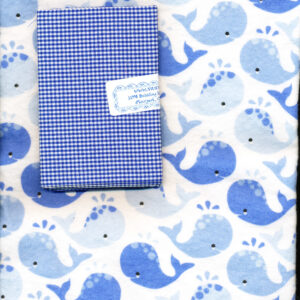 Blue Whale Flannel - Accent Bright Navy 1/16" Gingham