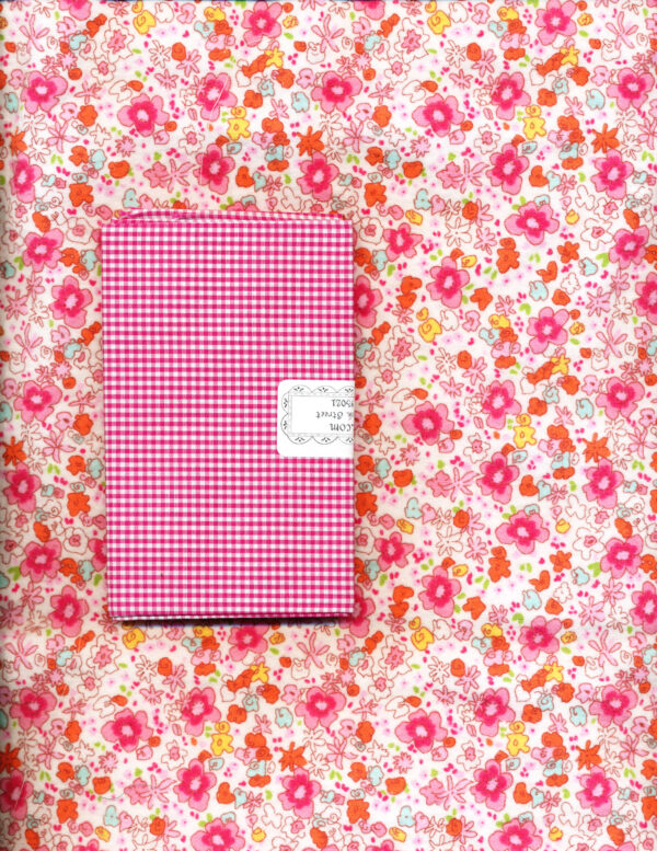Summer Meadow Flannel-Accent - Raspberry 1/16" Gingham Fat Quarter