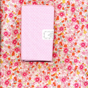 Summer Meadow Flannel-Accent - Pink with White Pindots Gingham Fat Quarter