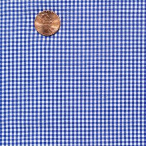 Bright Navy Gingham - 1/16"
