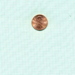 Blue Floral Lawn Accent-Mint Microcheck Gingham Fat Quarter