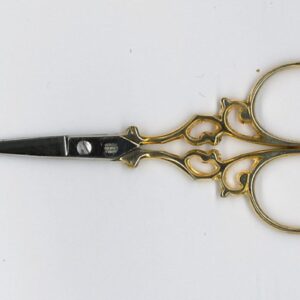 Solingen 3.5" Gold Plated Filigree Embroidery Scissor - Made in Germany