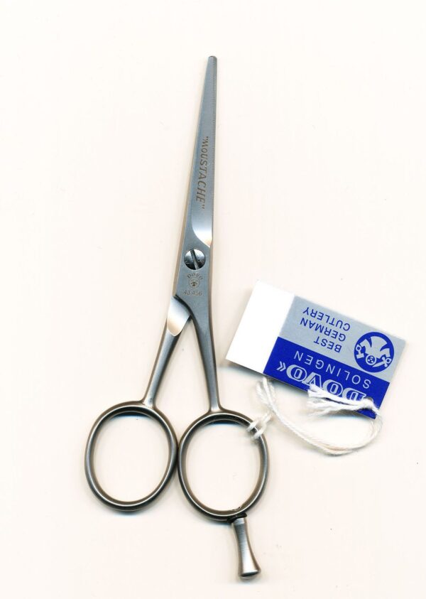 DOVO 5.0 inch Serrated Scissirs - Satin finish