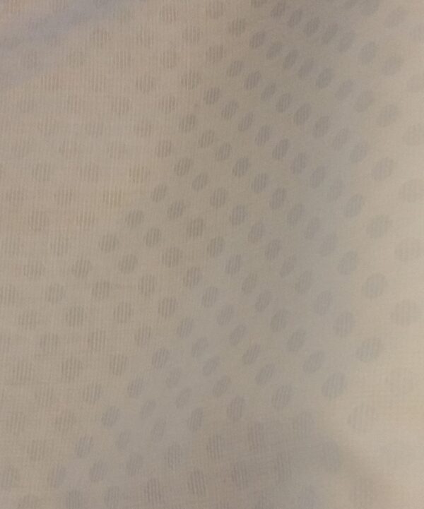 White on White Dots Fabric