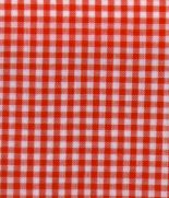 Tomato Gingham - 1/16"